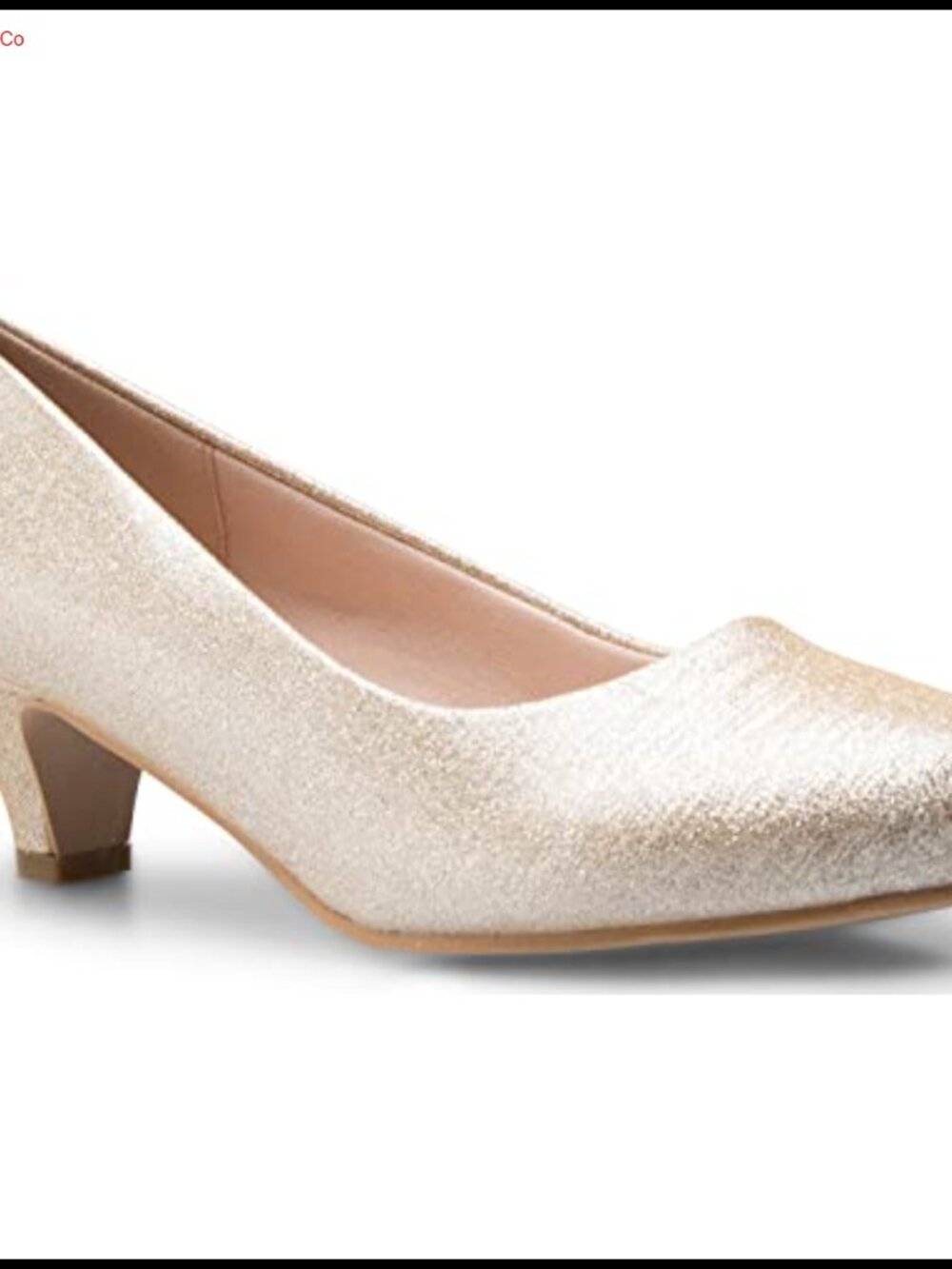 Kitten Heel Pumps Closed Toe Dress Work Party Low Heel Shoes